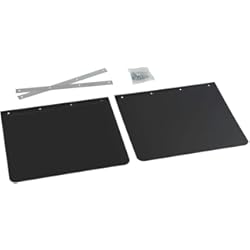 Guardabarro Trasero Fiat 600 Lam14014 - faldón Guardabarros para camión 62x40 cm con Barras de Metal galvanizado y torni