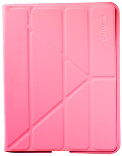 Magnetic Smart Rubber Protective Case for iPad/iPad 2, Pink (CAPOD66-0203)