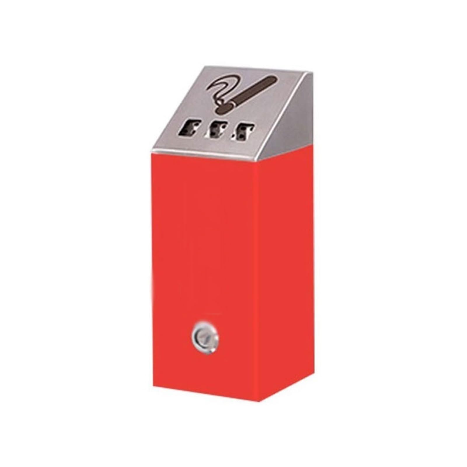 Kw3ns8bp5r One Color Pillar Ashtray Wall Mounted Ash Tray Cigarette Butt Collection Pillar
