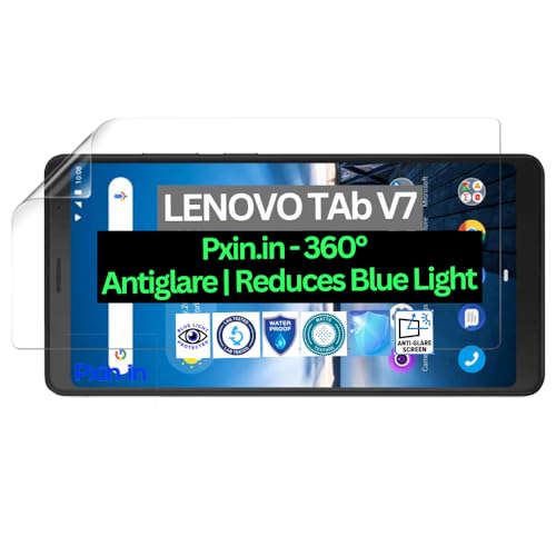 Image of Pxin Tablet Anti Bluelight and Anti Glare Screen Guard compatible with LENOVO TAb V7 | BLUVLightblock Tech | Scratch Proof | Prevents bluelight | Eye Protection | No Dry Eyes