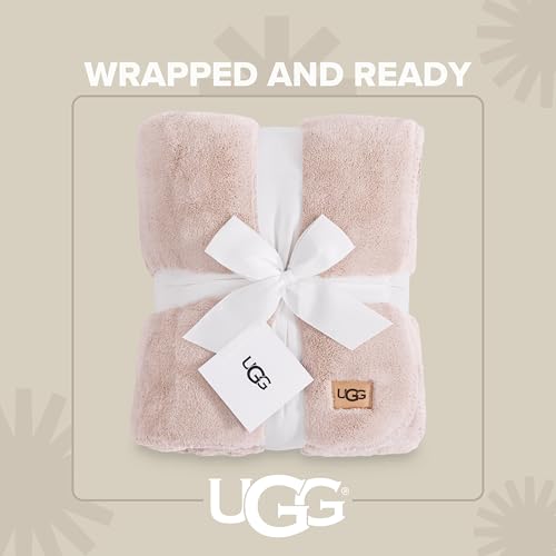 Image of UGG Whitecap Twin Blanket, Plush Fleece, 66 inch x 90 inch, Pink