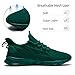DLWKIPV Womens Walking Shoes Slip On Sneakers Tennis Shoes Running Sport Workout Gym Shoes Athletic Non Slip Lightweight Breathable Fashion Casual Shoes for Travel Work Dark Green US 10