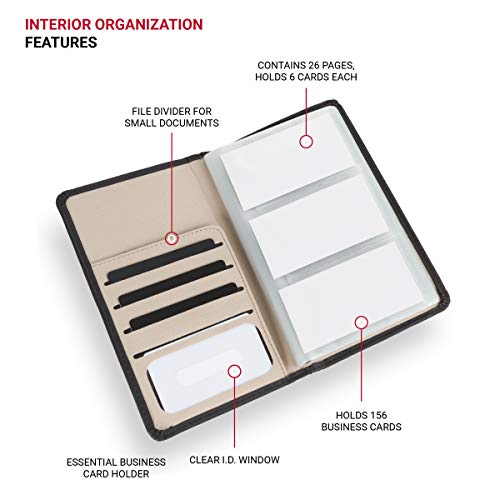 Wenger Luggage Leah Women’s 156 Card Case, Black, One Size #TOP1