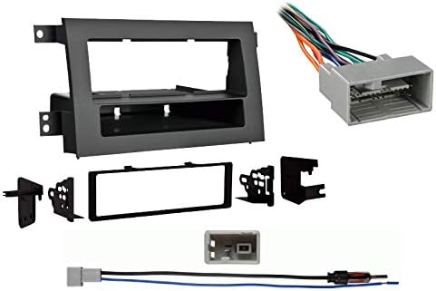 Harmony Audio Radio Install Bundle Fits Honda Ridgeline 2009-2014 with Metra 99-7870G Single DIN Dash Kit