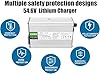 QDD 54.6V 3A Battery Charger, 48V Lithium Battery Charger with XLR Connector,with Cooling Fan,Fast Battery Charger #3