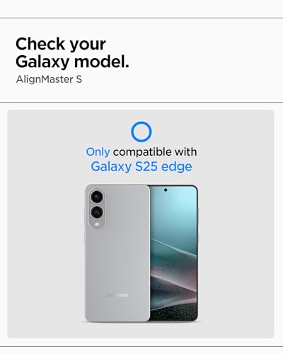 Image of Spigen AlignMaster S Tempered Glass Screen Guard for Galaxy S25 Edge [3 Pack]