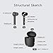 Bluedio TWS Earbuds Bluetooth 5.0, Wireless Earbuds with Charging Case,HI-FI Stereo Headphones in-Ear and Smart Touch Control Single/Twin Mode,Built-in Mic Headset with Deep Bass for Sport (Black)