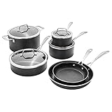 Henckels Capri Notte Black Granitium Non-Stick Cookware Set, 10-Piece