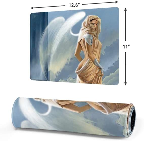 Skinit Fairy Goddess by LA Williams Design, 12.6" x 11" Small Gaming Mouse Pad, Desk Pad with Stitched Edges for Office and Home.