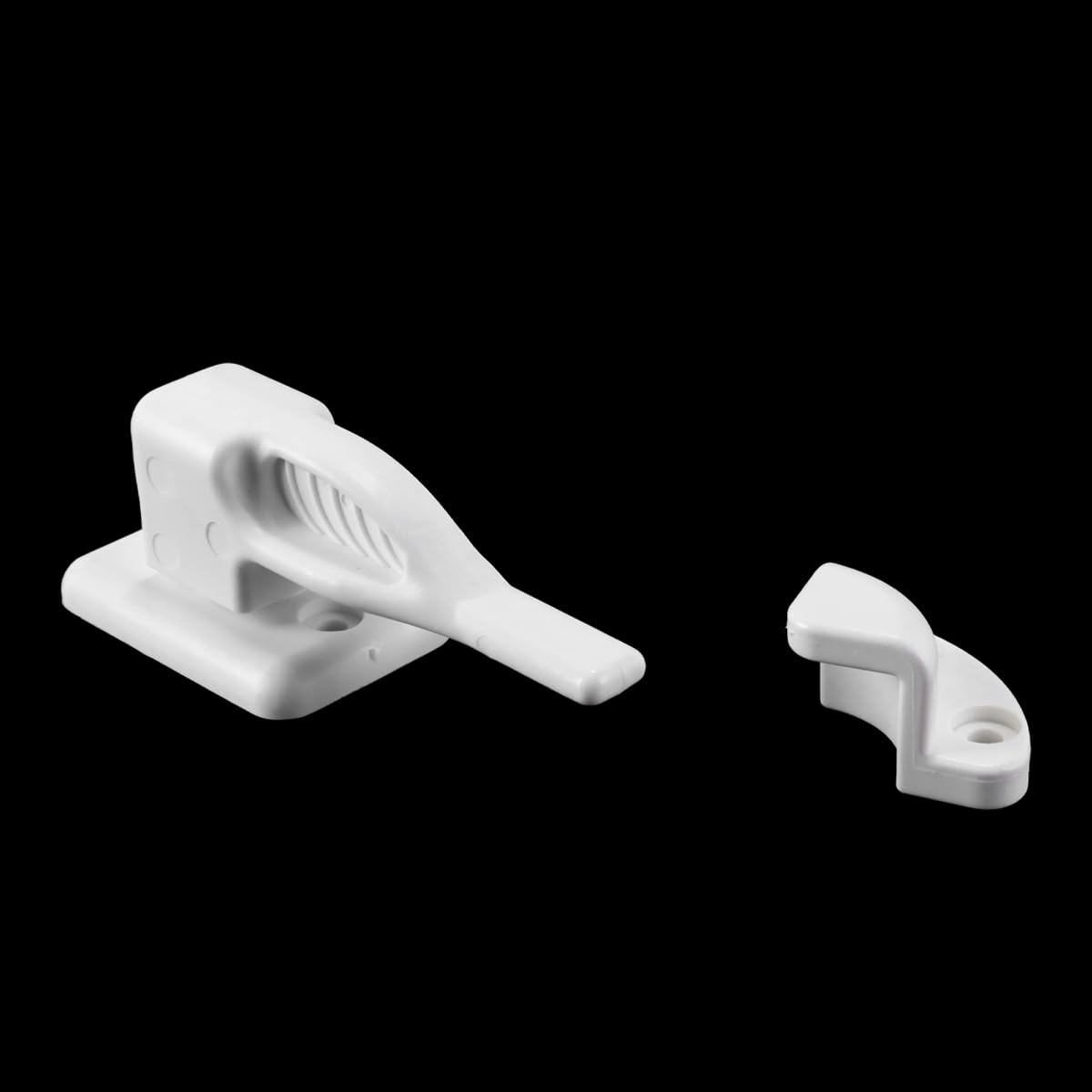 Huba Cerradura para ventana de caravana, soporte para puerta de caravana, para autocaravanas, autocaravanas y vehículos de conversión (97 x 46 x 20 mm)
