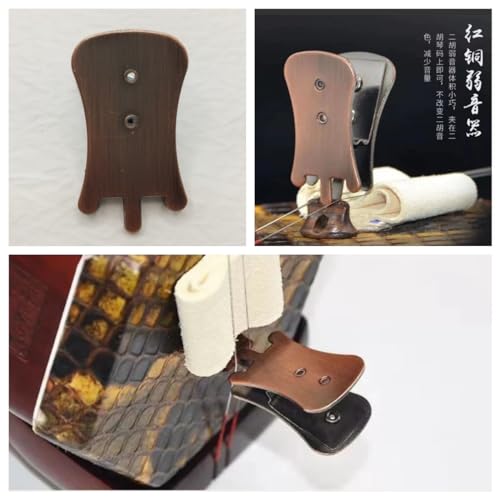 Kunpengzhi 15 Pieces erhu instrument replacement accessory, including genuine erhu sound pad, strings, Qianjin thread, weakener, rosin, piano code, cowhide horn 二胡配件