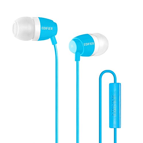 Edifier P210 In-Ear Headphones With Mic For Mobile Headset - Blue #TOP12