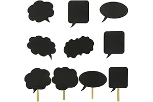 The Ultimate Photo Booth Accessory: Blank Prop Signs with Chalk and Stickers