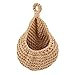 Generic Hanging Basket Wall Planters Jute Teardrop Pot Holder for Fruits (20x19cm)