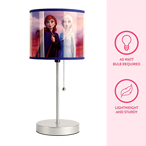 Image of Disney Frozen 2 Stick Table Lamp Featuring Anna & Elsa