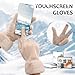 Clothirily Winter Gloves for Women - Upgraded Touch Screen Thermal Lining Warm Gloves for Cold Weather, Soft Fleece Elastic Glove Cuffs