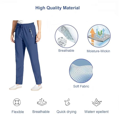 Comfysfit - Stretch Active Women's Ultra Stretch Ice Silk Comfort Casual Travel Pants2
