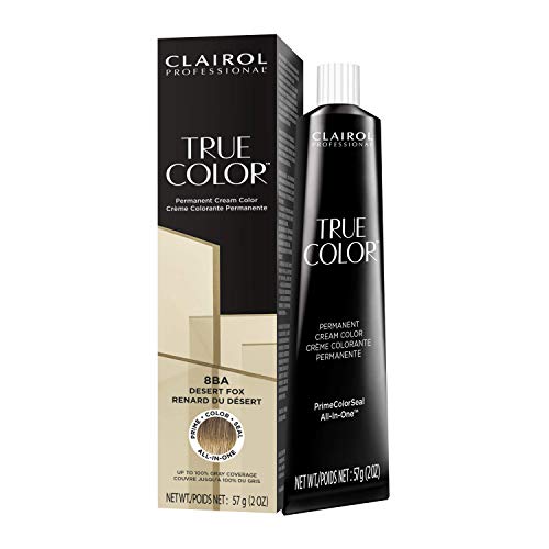 Clairol Professional TRUE COLOR Permanent Cream Color 8BA Desert Fox