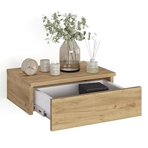 KOMTO Monaco Hängender Nachttisch mit Schublade