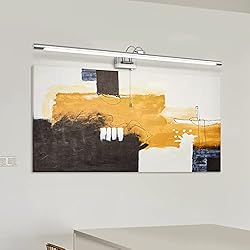 Lamparas Antiguas Valor TYhogar Lámpara de Espejo Baño LED 90CM, 16W 1820LM Aplique Espejo de Baño Luz LED para Espejo Con Interruptor y Brazo Doblado Giratorio Aplique De Pared para Espejo Gabinete Iluminación