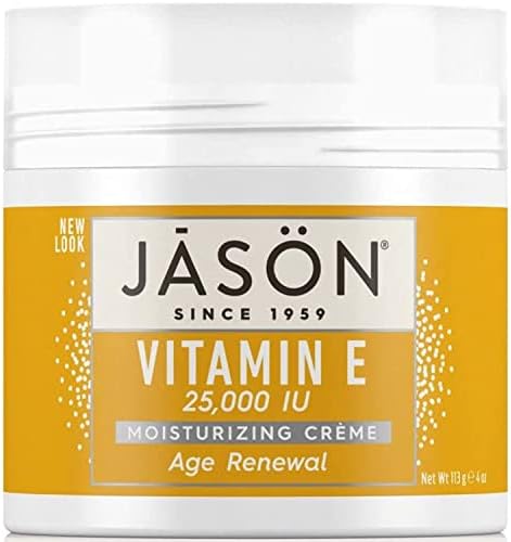 Jason Moisturizing Creme, Vitamin E 25,000, Age Renewal, 4 Oz