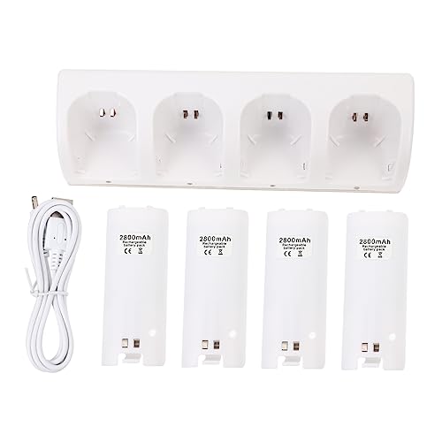 Carga simultánea de 4 adaptadores con la base para mandos Lurrose