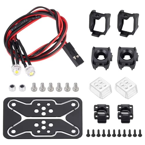 Foco Blanco de 12mm para Rutas Nocturnas con Coche RC Axial SCX10 y TRX4 Escala 1/10