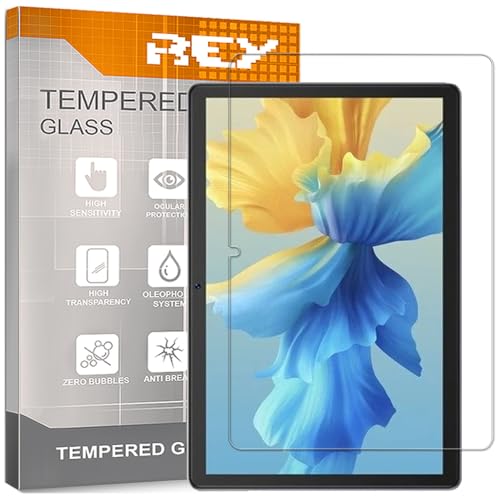 REY Protector de Pantalla para CUBOT Tab 60 10,1' - Tab 20 10,1', Cristal Vidrio Templado Premium