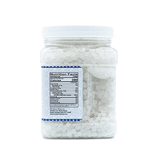 Ny Spice Shop Rock Crystal Sugar – 1.7 Pound (27.2 Ounce) Jar Rock Candy Crystals – Sugar Rocks Whole – Sugar Crystals – Rock Candy – Rock Sugar For Tea, Cakes #TOP6