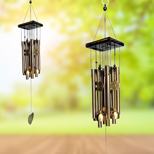 Image of Wind Chimes for Living Room, Balcony and Home Decoration with Positive Energy Wind Chain, Bedroom Roof Hanging Decorative Items