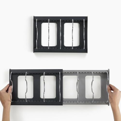 Supports de couvercles de casseroles extensibles pour optimiser vos tiroirs