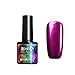 Produktbild 8ml Metall nagellack Stück Farbgel Set, Gel Nagelgel Farben Nail Polish für Nagel-Design, Nagel Kunst Weinrotlicht-Therapie-Gel Langlebige schmerzlose Nagelgelpolitur Kleber UV-LED neue Fraktion