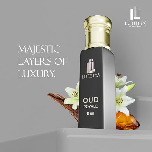 Image of Non-Alcoholic Attar Roll-On Perfume Oil (Pack of 2, 8ml Each) | Imperial & Royale Oud | Long-Lasting Amber Fragrance | Unisex Gift Set