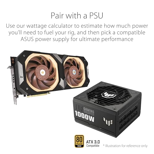 Image of ASUS GeForce RTX 4080 Super Noctua OC Edition 16GB GDDR6X Graphics Card (PCIe 4.0, DLSS 3,HDMI 2.1a, DisplayPort 1.4a, Noctua NF-A12x25 PWM Fans, Tailor-Made heatsink, GPU Tweak III, and More)