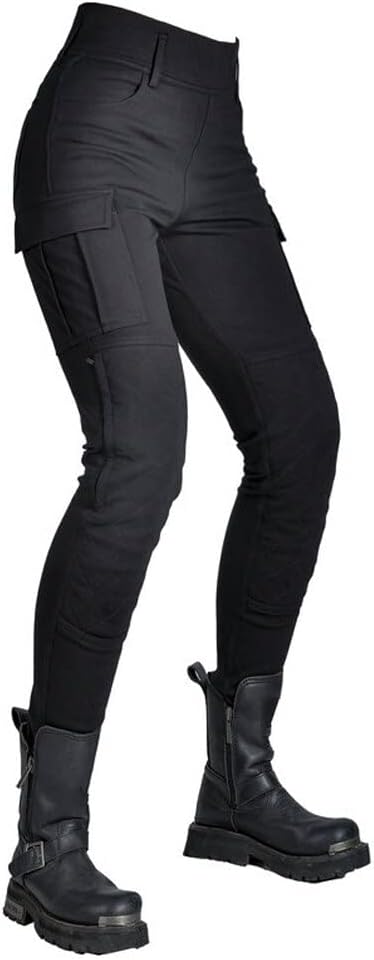 Reinforced with Aramid Women Motorcycle Riding Pants CE Armor Slim Fit Knight Antifall Motorcross Racing Trousres Cargo