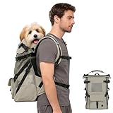 Hunderucksack für mittelgroße Hunde (grün, XL)