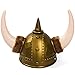 Funny Party Hats Viking Hats - Viking Helmet - Viking Costume Accessories (Viking Helmet with Fur)