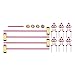 Queen of Hearts Flamingo Croquet - Alice in Wonderland Themed Croquet set for adults for kids. 4 Player wooden croquet set by Professor Puzzle.