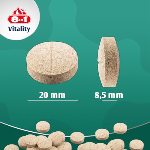 8in1 Glucosamin Tabletten mit MSM - zur Nahrungsergänzung bei ausgewachsenen und älteren Hunden, 1 Dose (55 Tabletten)