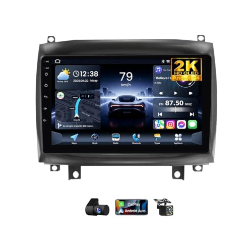 Pantalla Android de 9 pulgadas para Cadillac CTS para sustituir radio antigua con DSP
