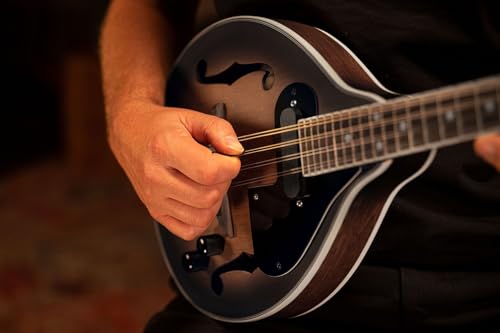 Ortega Guitars A-Style Mandoline Elektro-Akustisch – F-Holes – Americana Series – Fichte / Ahorn, Braun (RMAE30-WB)