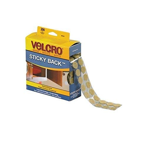 Velcro Tape, Combo Packs, Dots, 3/4, Beige, 1/Case