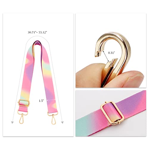 Image of TANOSII Wide Purse Strap Adjustable Replacement Shoulder Crossbody Strap Handbag Strap
