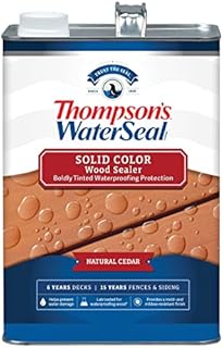 Thompson's Water Seal Thompson's WaterSeal Solid Color Wood Sealer, Natural Cedar, 1 Gallon