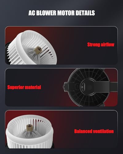 Image of AC Heater Blower Motor Compatible for Acura for RDX 2015-2017 for Acura for ILX 2014-2015, HVAC Blower Motor Assembly Replace# 75735 79310-SDA-A01