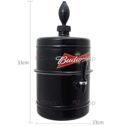 Chopeira Portátil Chopp 5,1 Litros - Budweiser Preta Gelada até 4 horas