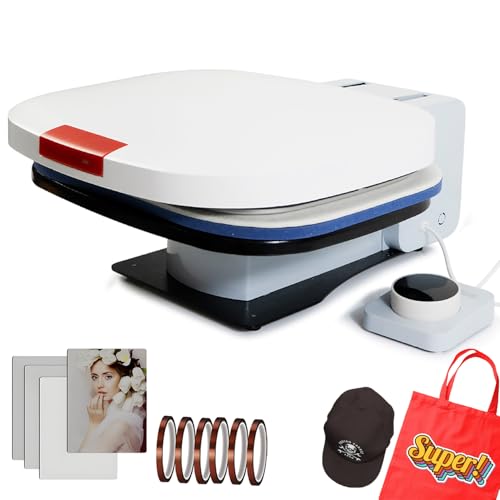 Máquina de termofijado automática para sublimación en camisetas