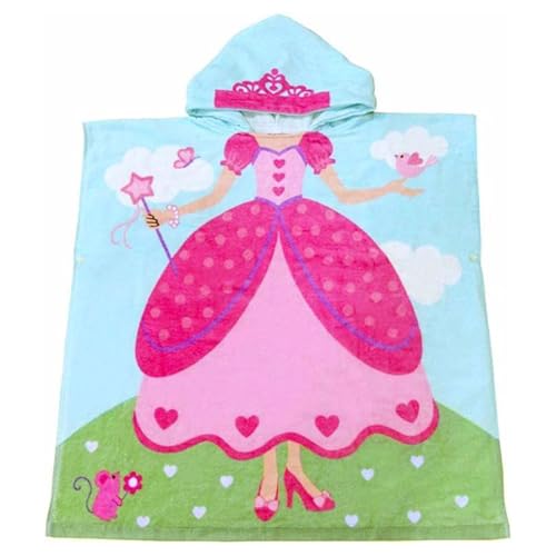 KIXZSAZ Albornoz suave y cómodo para niños, para acogedoras fiestas de pijamas, toalla lujosa y bonita, toallas de baño, capa, toalla de baño absorbente, 60cm