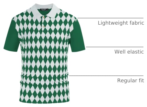 PJ PAUL JONES Argyle Polo