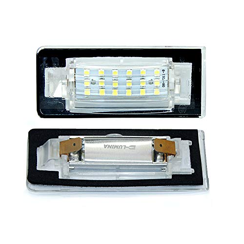 Bombillas LED para matrícula de TT 1999, 2000, 2001, 2002, 2003, 2004, 2005 y 2006 E8